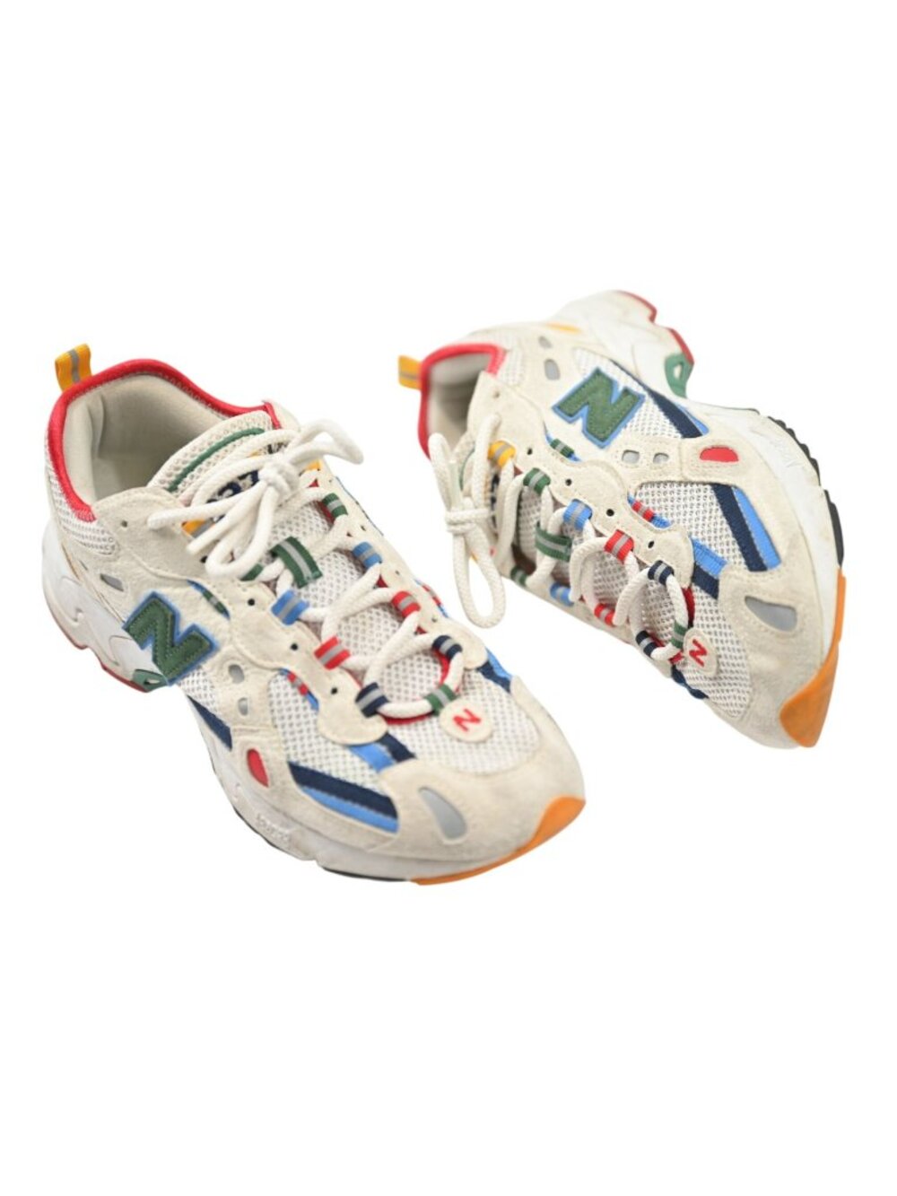 New Balance x Aime Leon Dore 827 Abzorb Sneakers ML827ALD in White Multi
